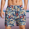 Custom Human Photo Hawaii In The Air Family Man's Beach Short HO82 894274