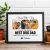 Custom Photo Happy Father's Day Best Dog Dad Picture Frame Gift For Father's Day HO82 893970