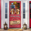 Custom Cute 3D Dog Merry Woofmas Christmas Decoration Door Cover LM32 897121