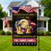 Custom Family Name Bald Eagle United States Of America 250th Anniversary Garden Flag LM32 897795