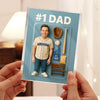 Custom Photo 3D Effect Baseball #1 Dad Acrylic Block Plaque, Unique Keepsake HO82 893908