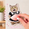 Custom Funny Photo Pet Belly Squishy Fridge Magnet Gift For Dog Lover Cat Lover CH07 911870