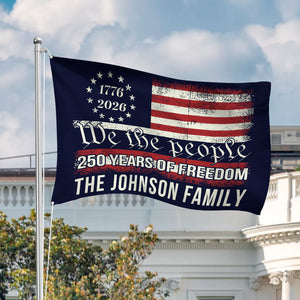 We The People 250 Years Of Freedom Double-Sided House Flag TH10 894553