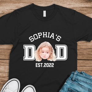 Custom Kid Photo Dad Mom EST Dark Shirt Family Gift CH07 895994