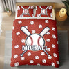 Personalized Custom Name Baseball Bedding Set Gift For Sport Player TH10 896693