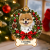 Personalized Pet Photo Christmas Acrylic Ornament Dog Lover Gift CH07 180746