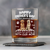 Custom Dog Happy Father’s Day To Our Amazing Dad Whiskey Glass Gift For Dog Dad HO82 902508