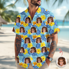 Custom Face Photo Tropical Hawaiian Shirt Summer Vacation Gift CH07 911436