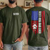Custom Name Best Dog Dad Ever Back & Front Comfort Shirt Gift For Dog Lover TH10 169365