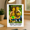 Custom Lego Photo Dad - Kid Family Rectangle Shaped Building Brick Blocks Gift LM32 893563