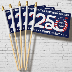 United States Of America 250th Anniversary Handheld Flag HA75 898900