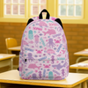 Custom Name Colorful Sea Life Backpack - Personalized Kids School Bag HA75 921610