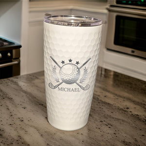 Personalized Gifts for Golfer, Viral Design White Golf Tumbler, Gift for Golf Lovers LM32 897595