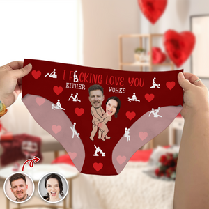 Custom Photo Face Underwear for Women Naughty Gift For Her CH07 910140