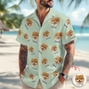 Custom Dog Photo Personalized Cute Puppy Hawaii Shirt For Dog Lovers CH07 911044