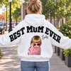 Personalized Best Dad Mom Ever Shoulder To Shoulder Shirt CH07 180942