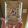 Custom Photo Dad & Kid Whiskey Glass - Personalized Father’s Day Gift CH07 911478