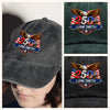 250th Anniversary 1776-2026 Eagle USA Semiquincentennial Patriotic Washed Denim Baseball Cap HA75 921014