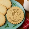 Custom Family Name Merry Christmas Cookie Stamp Unique Christmas Gift LM32 670523