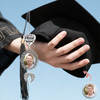 Custom Photo You Are Always In My Heart Memorial Personalized Graduation Tassel Heart & Angel Wing Charm HA75 920826
