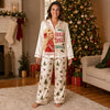 Have A Holly Pink Country Christmas Pajamas Set, Western Family Holiday PJs LM32 670157