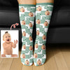 Custom Photo Best Dad Mom Ever Socks, Personalized Family Keepsake Gift TH10 170871