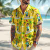 Custom Face All Over Print Hawaiian Shirt Personalized Retirement Gift for Dad LM32 893483