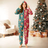 Custom Cat Face Photo Red Green Onesie Pajamas HO82 900384