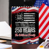 Custom 250 Years USA 250th Birthday 1776-2026 Eagle Building Brick Blocks HA75 920538