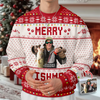 Custom Merry Fishmas Photo Ugly Sweater Gift For Fishing Lovers CH07 896800
