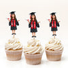 Custom Photo Class Of 2026 3D Cartoon Style Graduation Cupcake Toppers HA75 920074