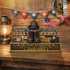Personalized Firefighter 250 Years Of Freedom 1776–2026 Acrylic Block Plaque - Firefighter Gift, Patriotic Memorial Decor HO82 901886