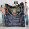 Personalized A Hug From Heaven Custom Photo Memorial Blanket CH07 896454