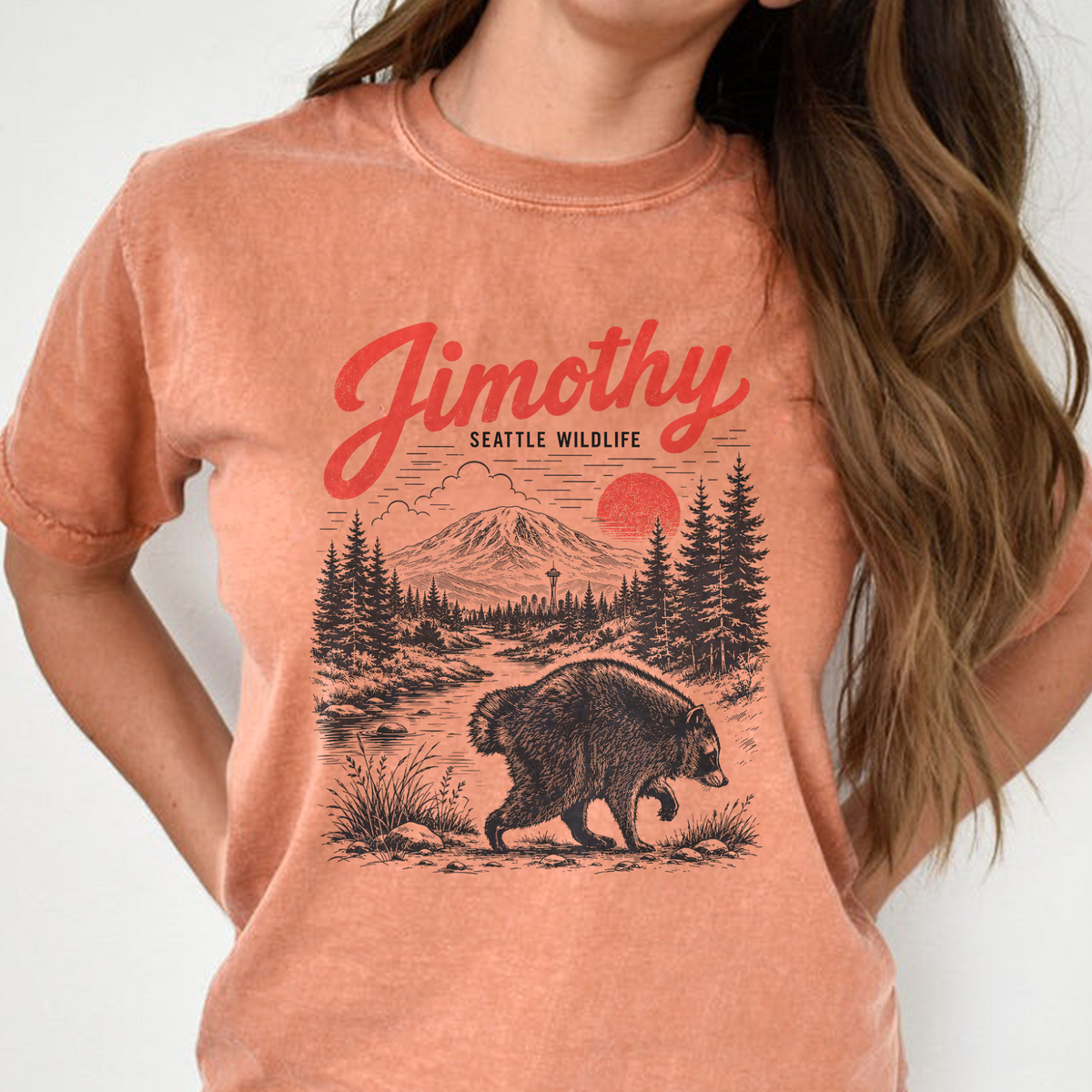 Jimothy Raccoon Comfort Shirt, Viral Seattle Raccoon Shirt CH07 180234