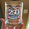 USA Eagles 250th Anniversary Semiquincentennial 1776-2026 Whiskey Glass LM32 899023