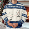 Personalized Long Distance State Map Ugly Sweater For Couple, Family & Friends LM32 895811