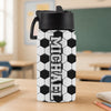 Personalized Basketball/ Football/ Baseball Kid Water Bottle With Straw Back To School HA75 921876