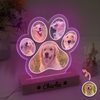 Custom Dog Photo And Name Memorial LED Night Light For Dog Lover TH10 170441
