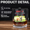 Custom Photo Admit It Life Would Be Boring Without Dog For Father's Day Whiskey Glass CH07 895456