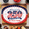 Custom Family Name 250th Happy Birthday America 1776-2026 Anniversary Platter HO82 902694