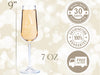 Personalized Champagne Flutes Glass For Bachelorette, Wedding, Bridesmaid Party LM32 899817