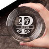 Custom Photo First Time To Be Dad Monogram Letter Engraved Whiskey Glass LM32 893551