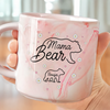 Mama Bear Family Personalized Marble Mug Mother's Day Gift For Mom HA75 892176