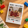 Personalized Lego Photo Merry Christmas Building Brick Blocks Gift For Family TH10 171543