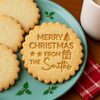 Personalized Name Merry Christmas From Cookie Stamp, Holiday Baker Gift HO82 904110