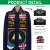 Custom Name Country Flag Class of 2026 Graduation Celebration Stole LM32 897689