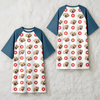 Custom Dog Cat Photo With Icon Raglan Nightgown Gift For Mom TH10 169479