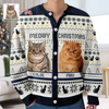 Custom Photo Meowy Christmas Ugly Cardigan For Cat Lover TH10 896575