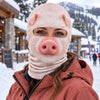 Funny Animal Face 3D Ski Mask Novelty Skiing & Snowboarding Winter Gift CH07 180770