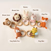 Custom Cute Bear Crochet Baby Rattle Toy with Name - Newborn Gift, Baby Shower Gift LM32 669453